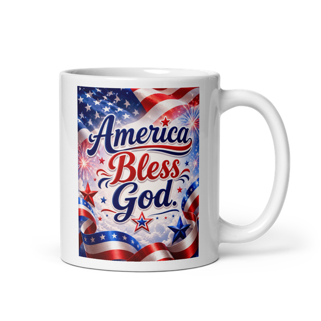 America Bless God Mug