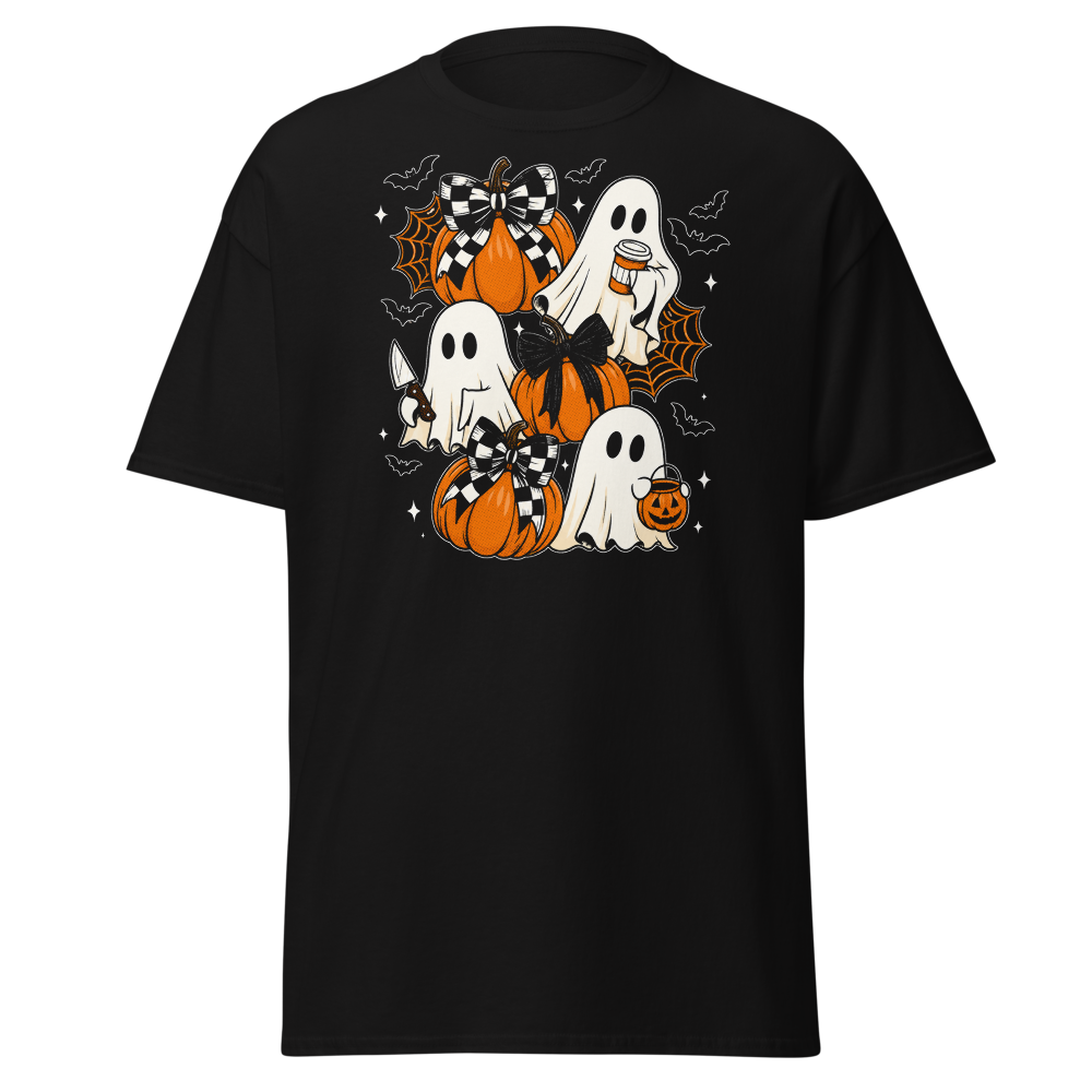 Cute Ghost Pumpkin Halloween T-Shirt