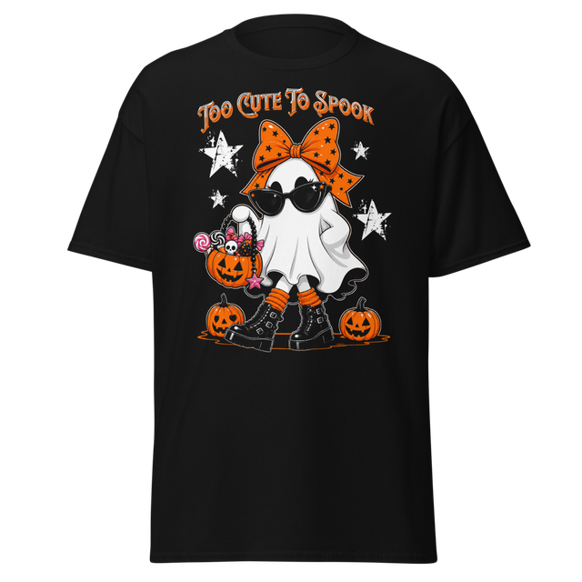 Too Cute To Spook Ghost Halloween T-Shirt