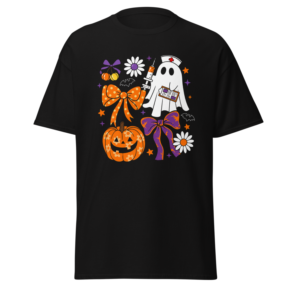 Cute Halloween Ghost Pumpkin T-Shirt