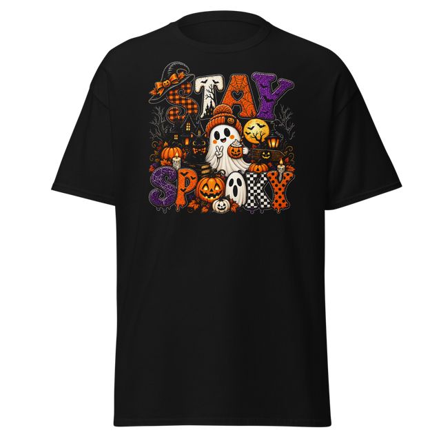 Stay Spooky Halloween Ghost Pumpkin T-Shirt