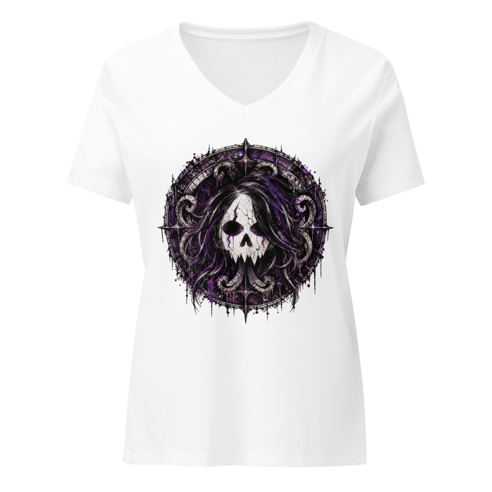 Purple Requiem Women's Relaxed V-Neck Tee