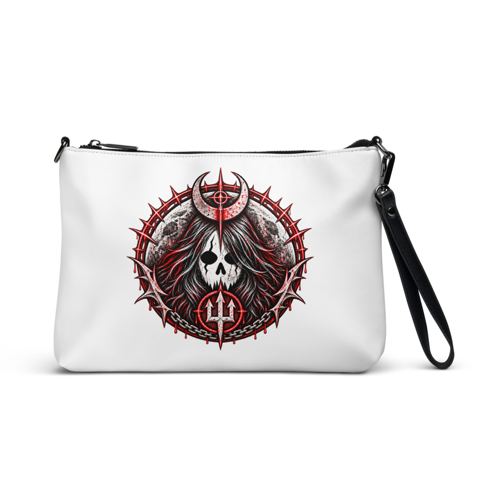Crimson Covenant Print Crossbody Bag