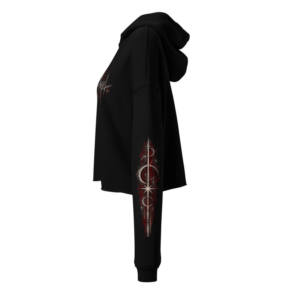 Blood Testament Women's Cropped Hoodie