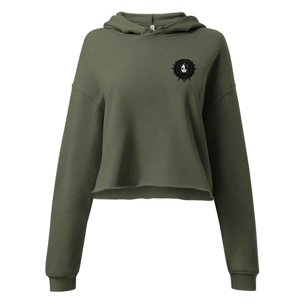 Fractured Halo Women's Cropped Hoodie