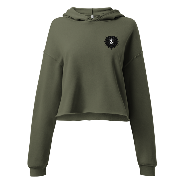 Fractured Halo Women's Cropped Hoodie