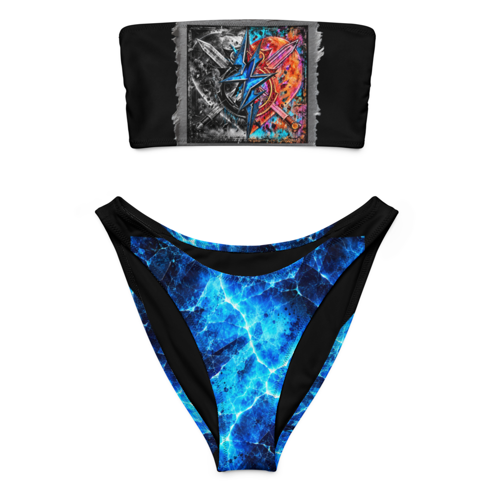 Naughty or Nice Recycled Bandeau Bikini