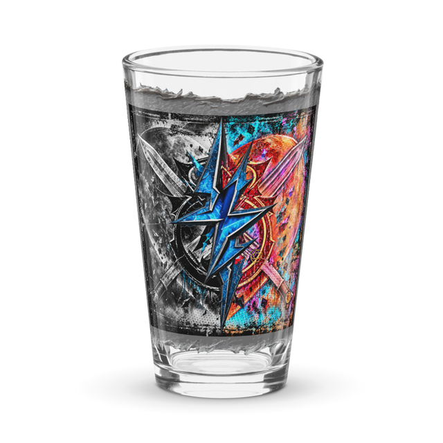 Naughty or Nice Pint Glass