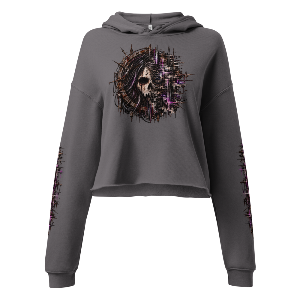 Signal Decay Women's Cropped Hoodie