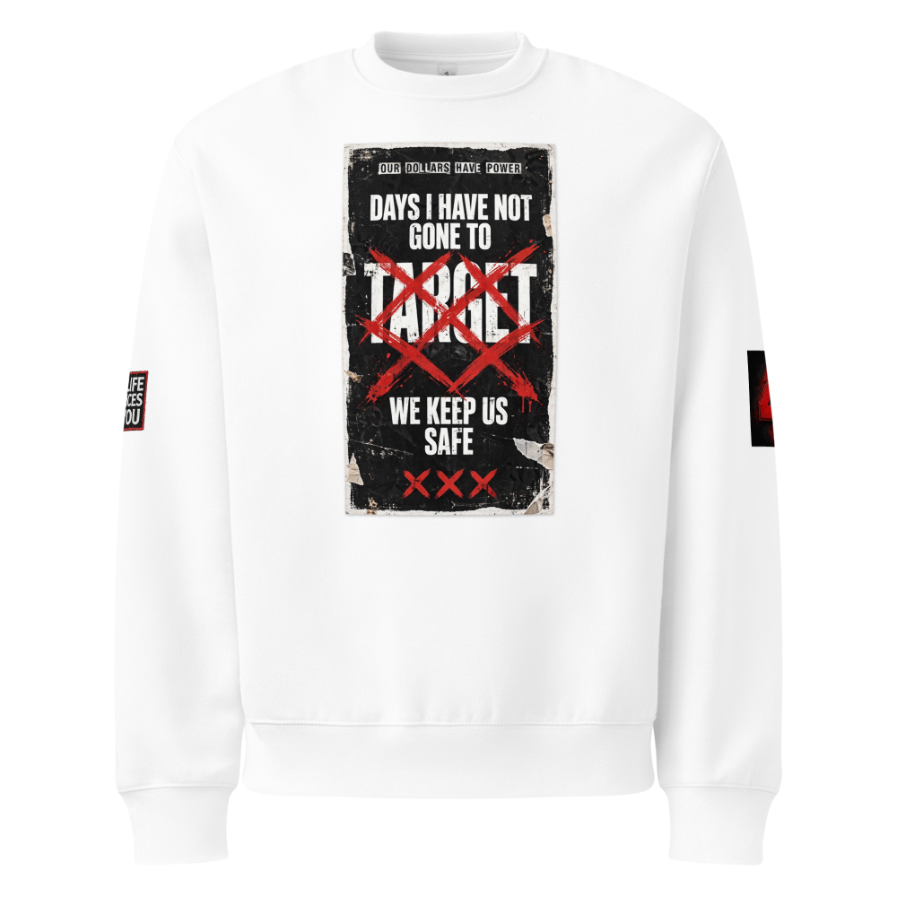 Target Boycott Graphic Crewneck Sweatshirt