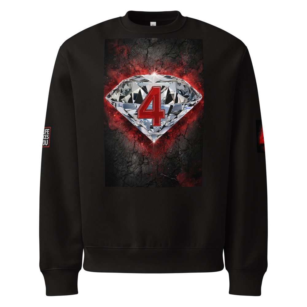 4 DIAMOND Hoodie — Support & Recovery Graphic