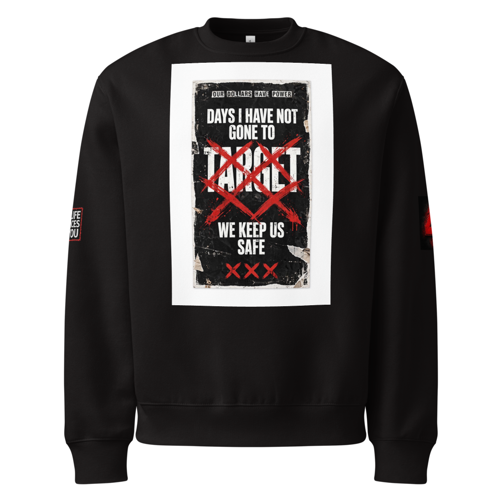 Target Boycott Graphic Crewneck Sweatshirt