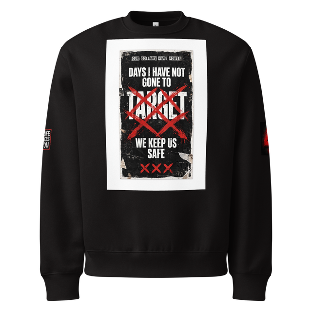 Target Boycott Graphic Crewneck Sweatshirt