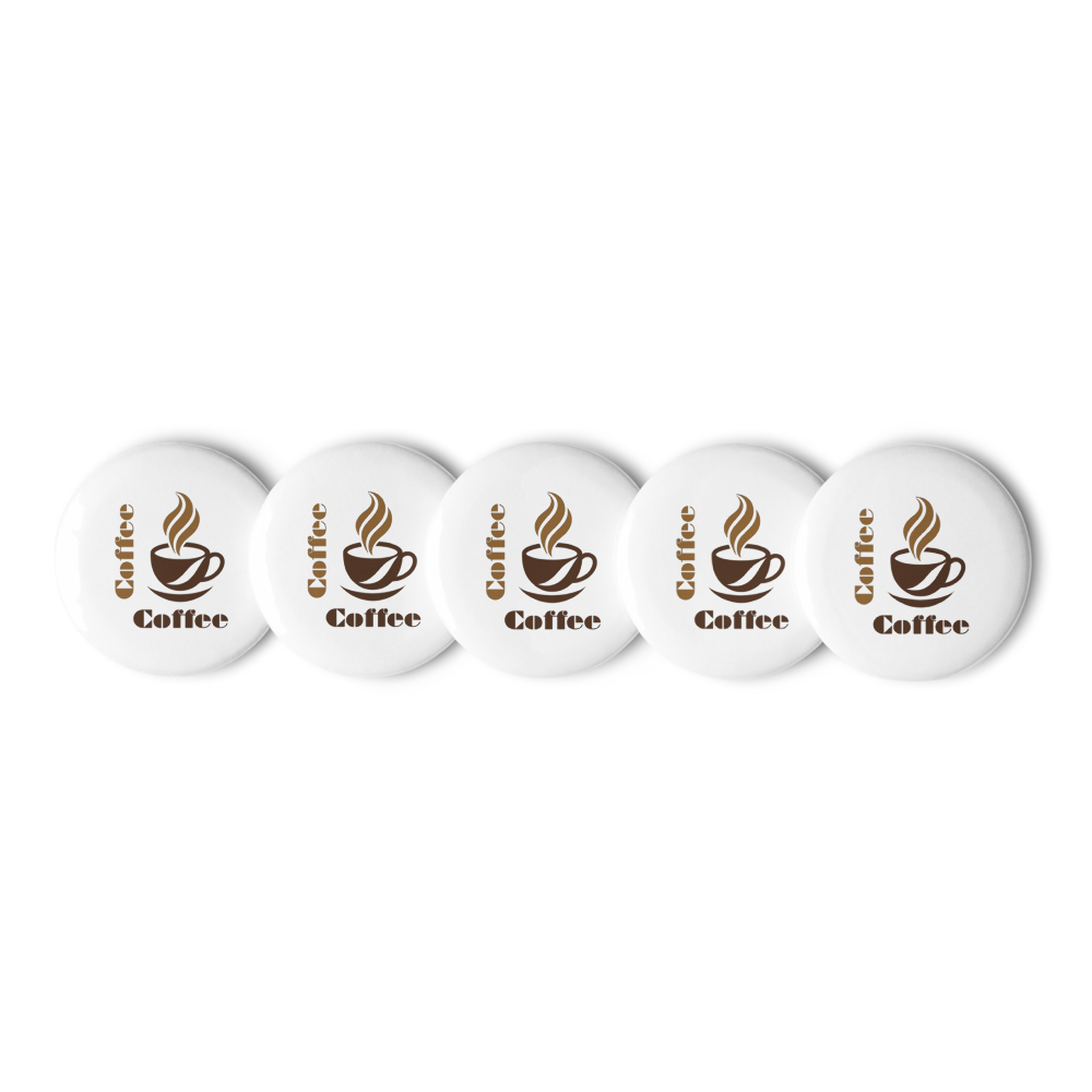 Coffee Pin Button