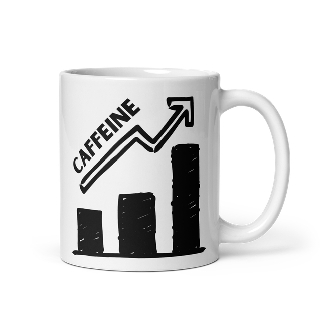 Caffeine Spike White Mug
