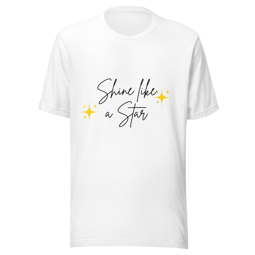 Shine Like A Star — Simple Golden Sparkle Art