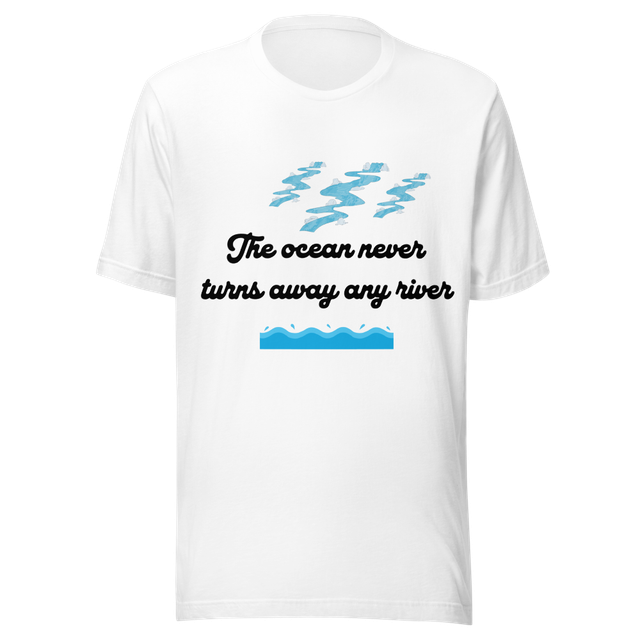 Rivers Flowing to Sea — Wise Heart & Ocean Quote A