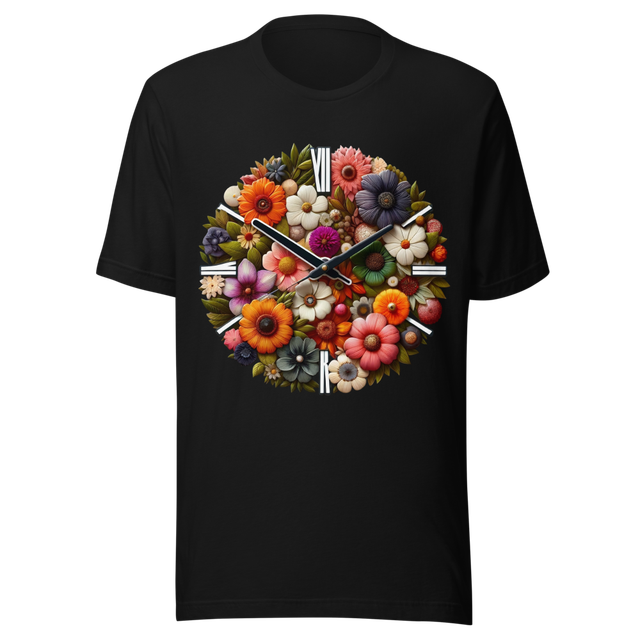 Floral Clock T-Shirt