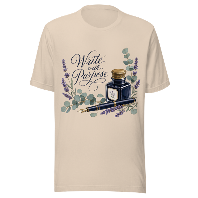 Write with Purpose Botanical Inkwell T-Shirt