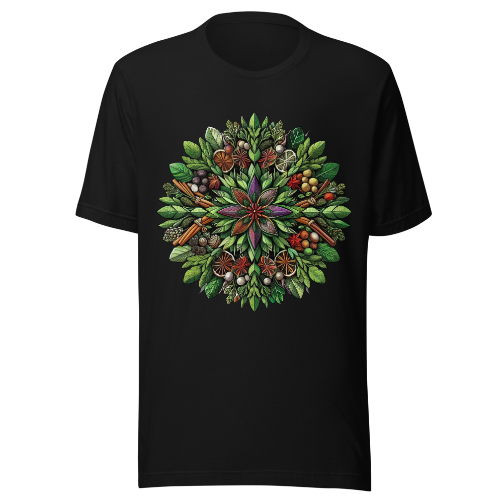 Herb Garden Mandala T-Shirt