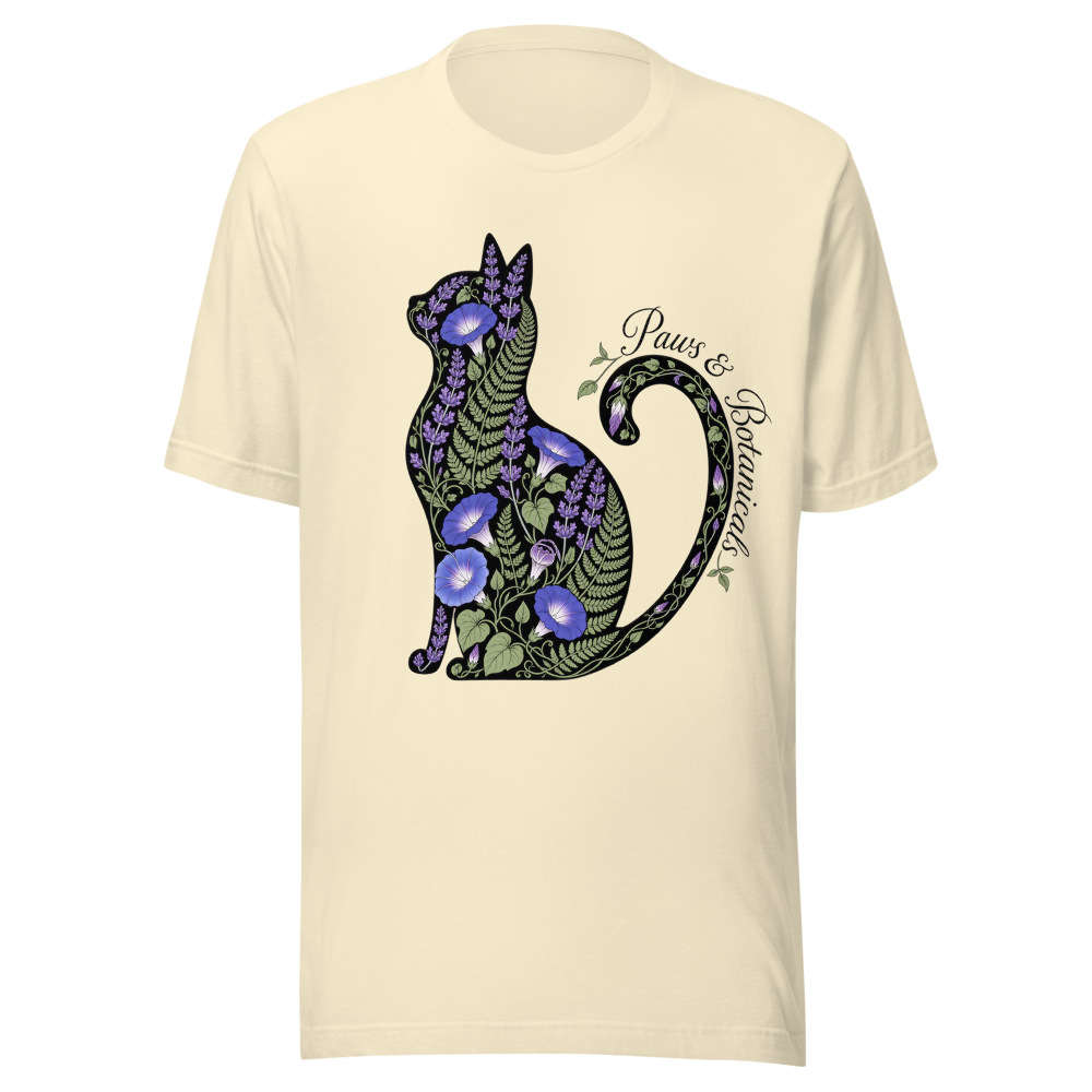Paws & Botanicals Floral Cat T-Shirt