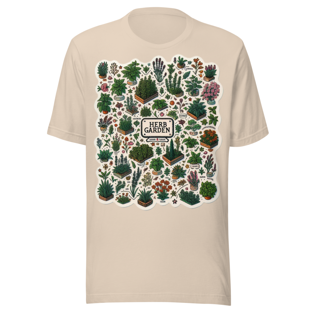 Herb Garden Map T-Shirt