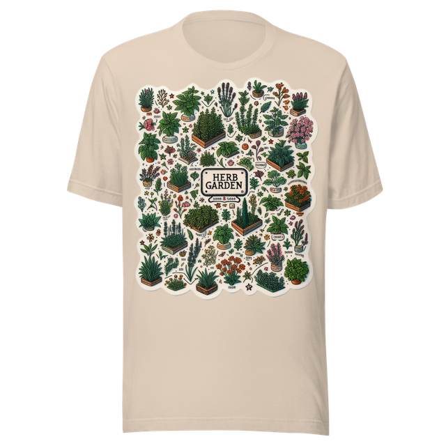 Herb Garden Map T-Shirt