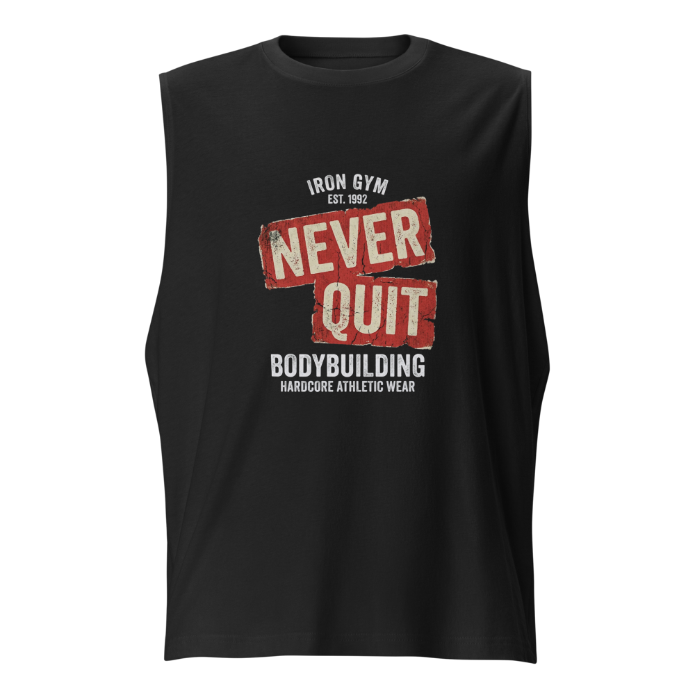 Never Quit - Vintage Gym Design