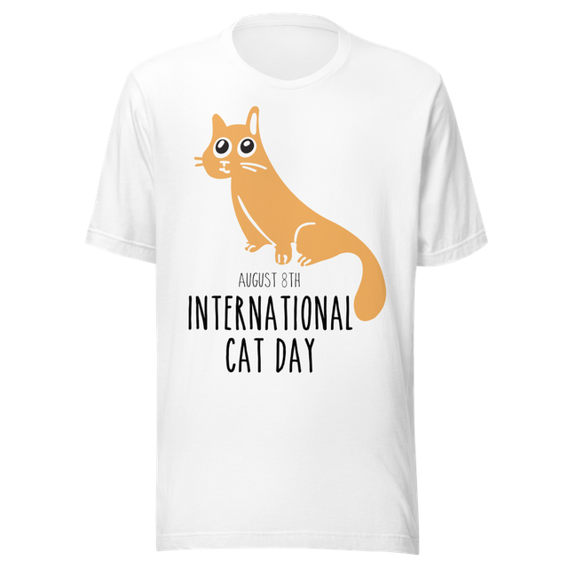Happy Cat Day Silhouette