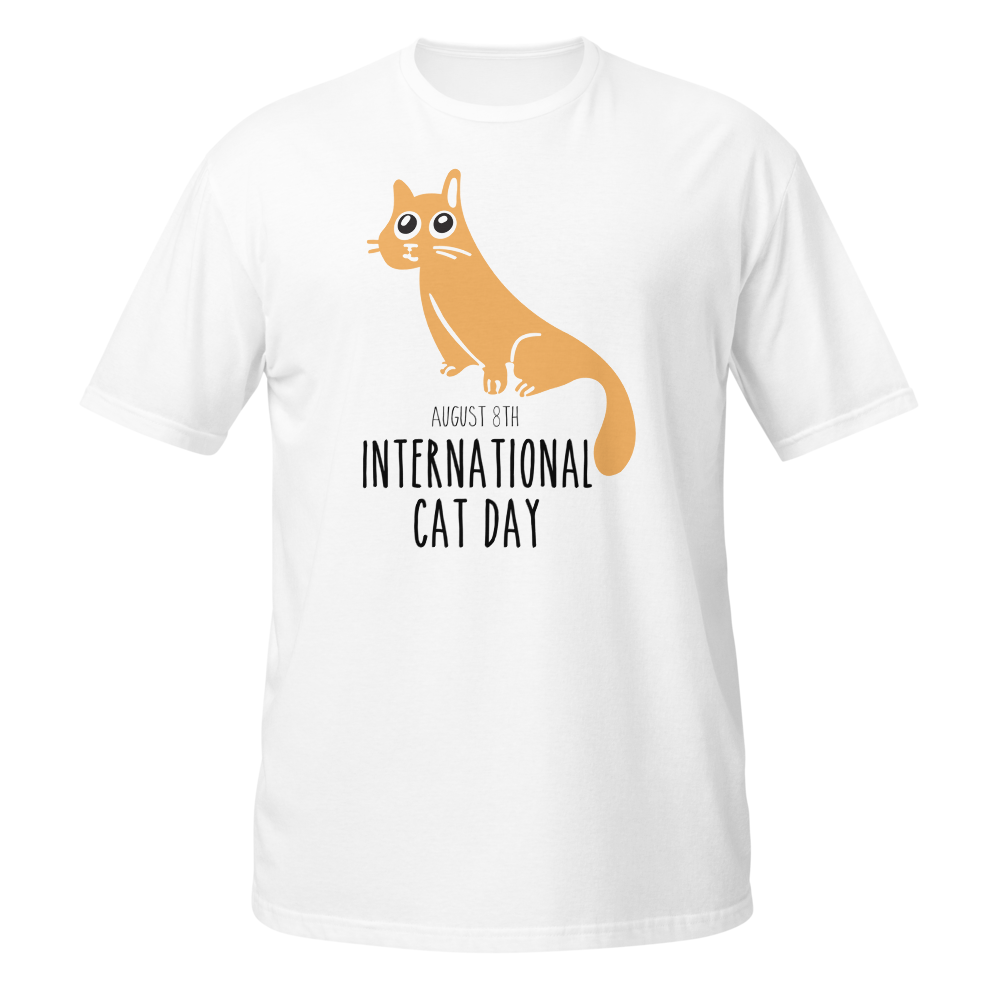 Happy Cat Day Silhouette