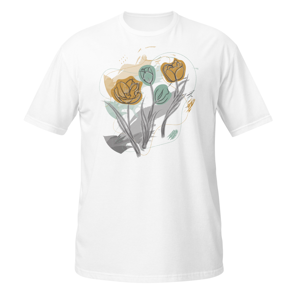 Vintage Botanical Ink and Watercolor Flower Design