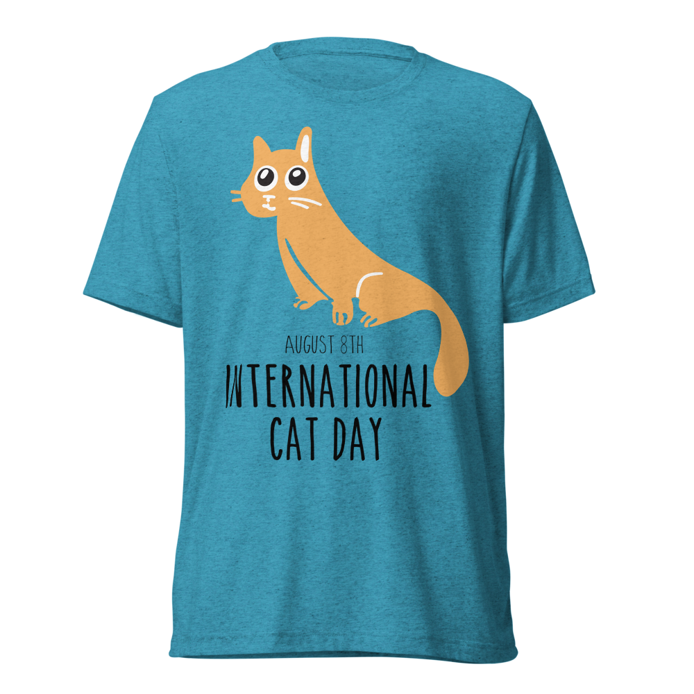 Happy Cat Day Silhouette