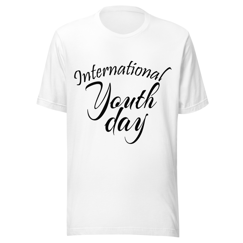 International Youth Day Handwritten Calligraphy