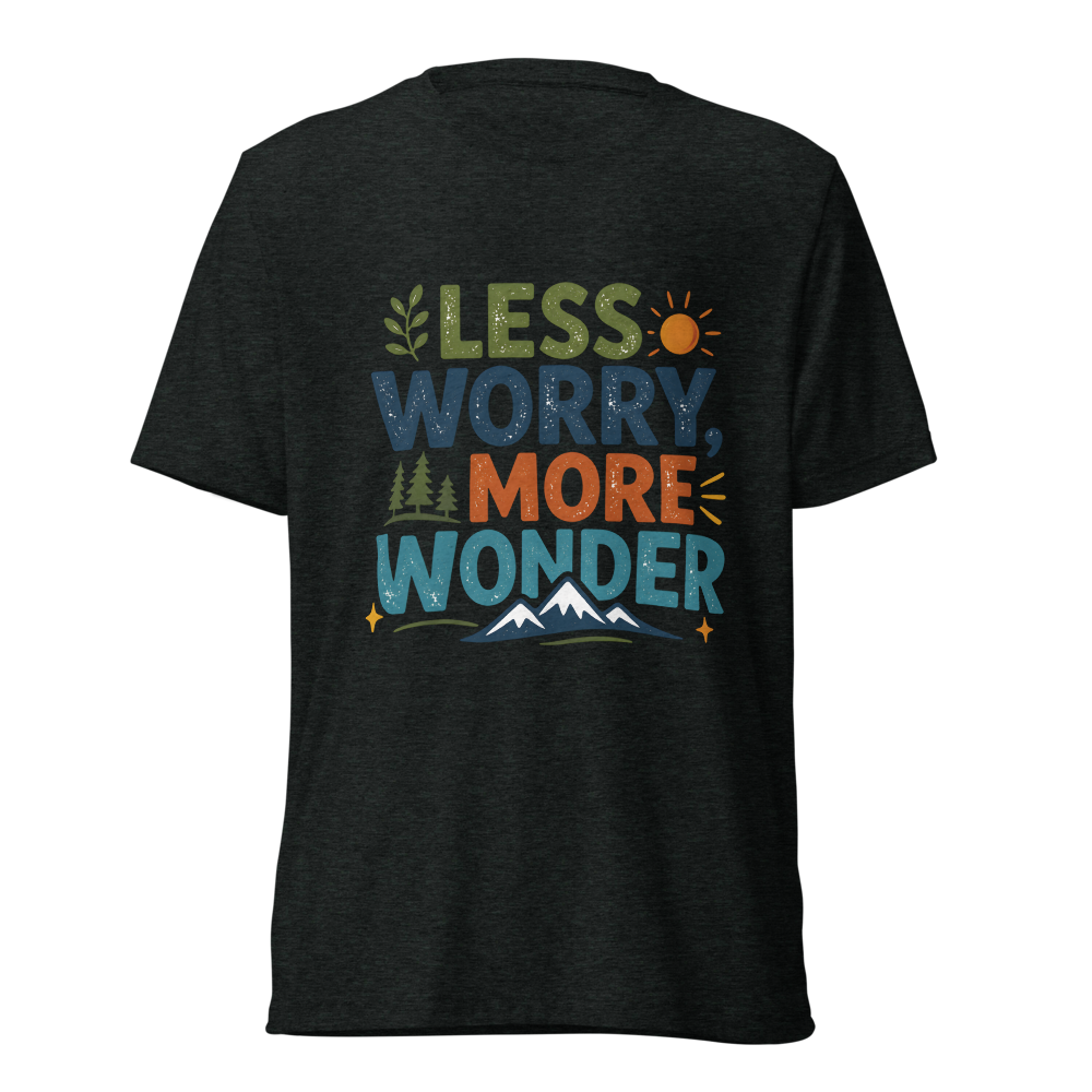 Unisex Tri-Blend T-Shirt l wonder l graphic