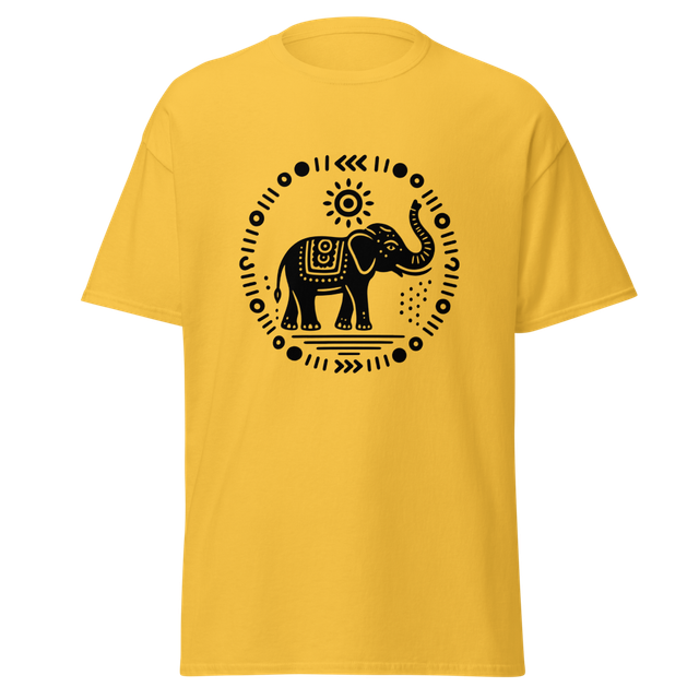 Unisex Classic Tee l Elephant art l Tribal style