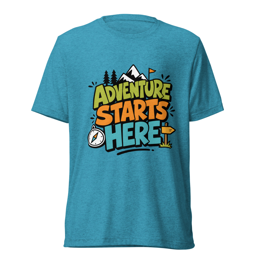 Unisex Tri-Blend T-Shirt l adventure l graphic