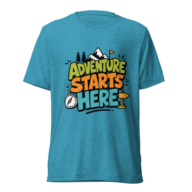 Unisex Tri-Blend T-Shirt l adventure l graphic