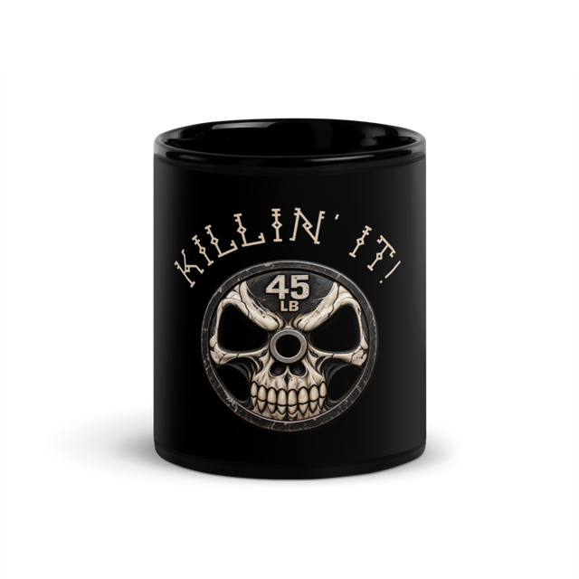 Skull Weight Plate Mug