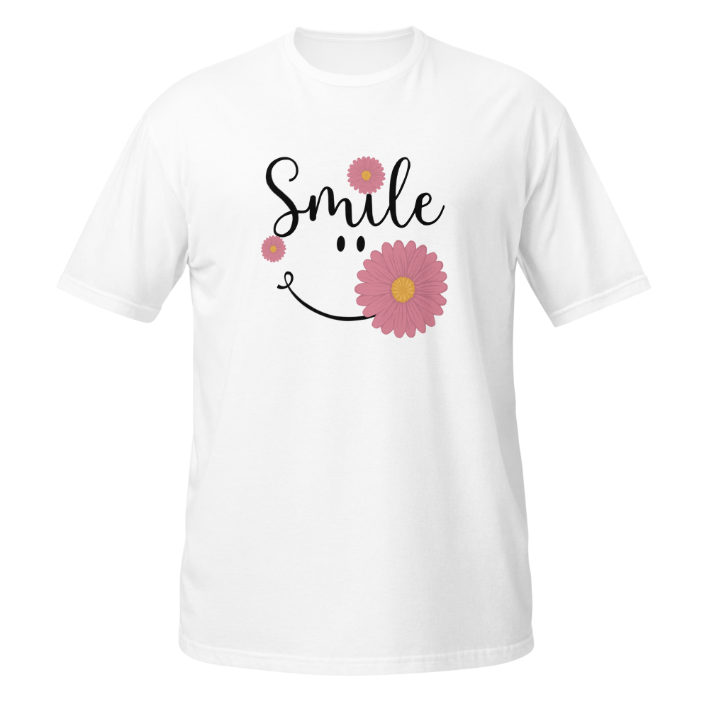Aesthetic Pink Daisy Flowers Graphic T-Shirt