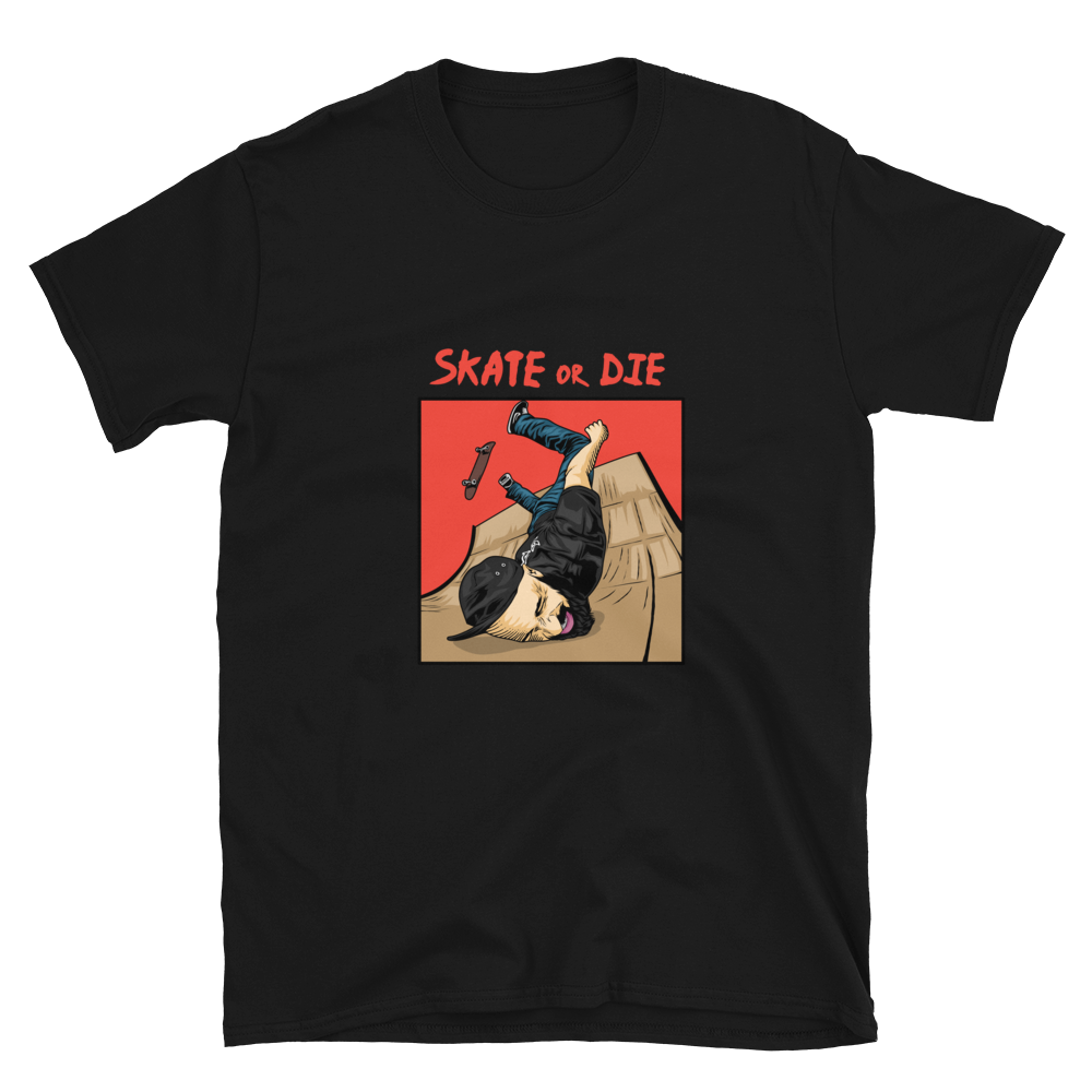 Tshirt skate boarding