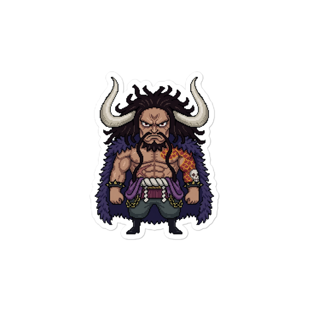 Pixel Art Kaido Chibi Sticker