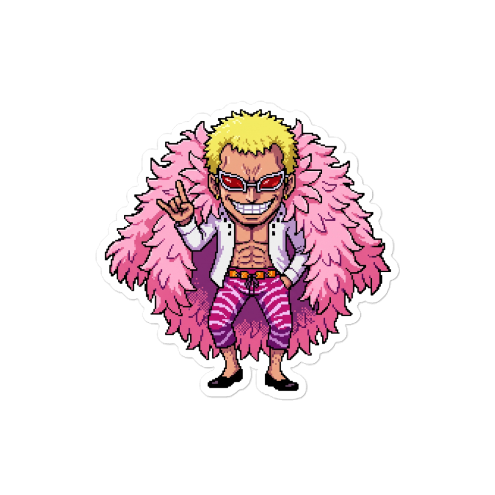 Doflamingo Chibi Pixel Art
