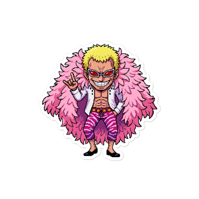 Doflamingo Chibi Pixel Art