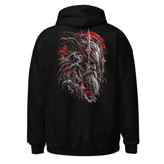 Odin's Fury – Norse God Viking Hoodie