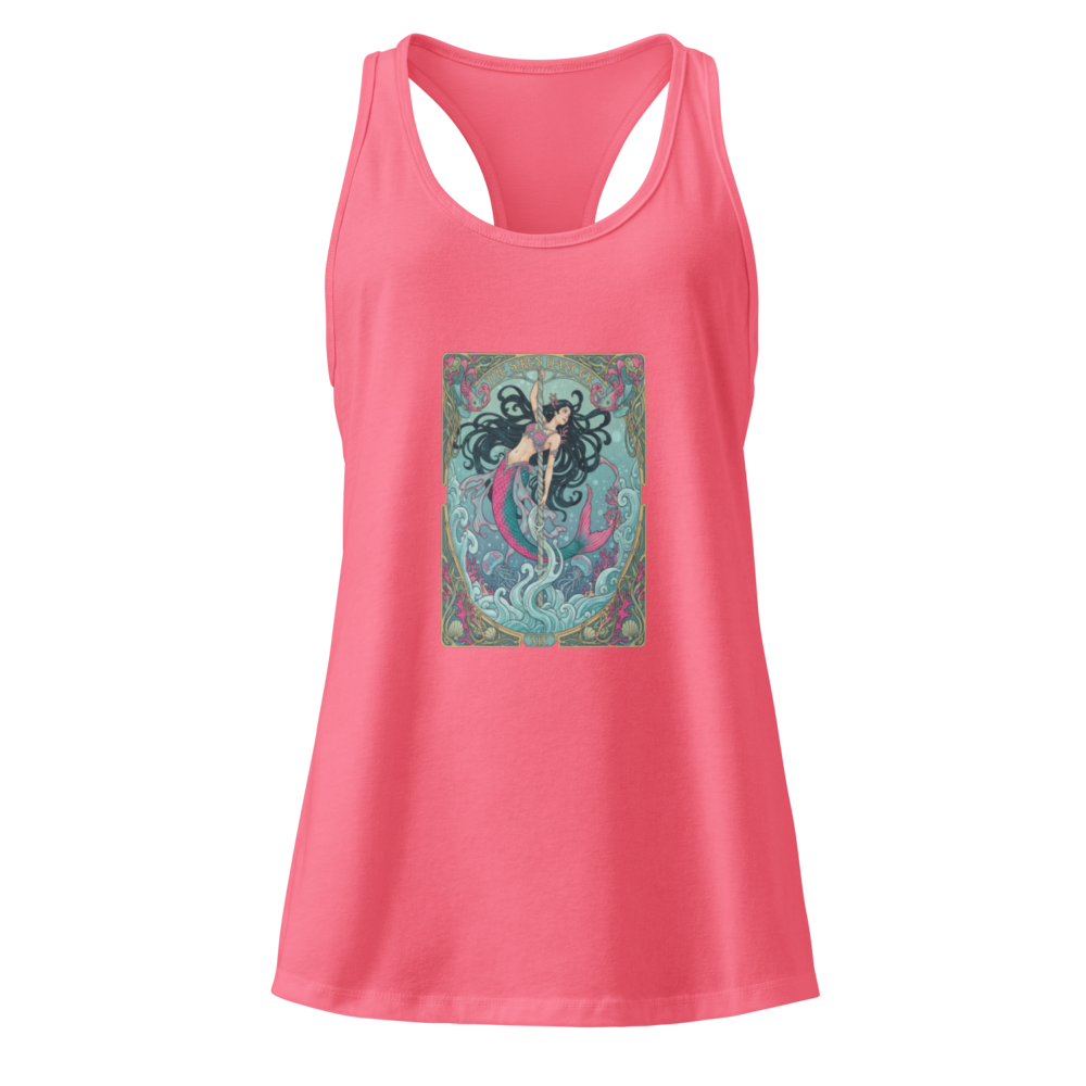 "The Siren" card - racerback tank top