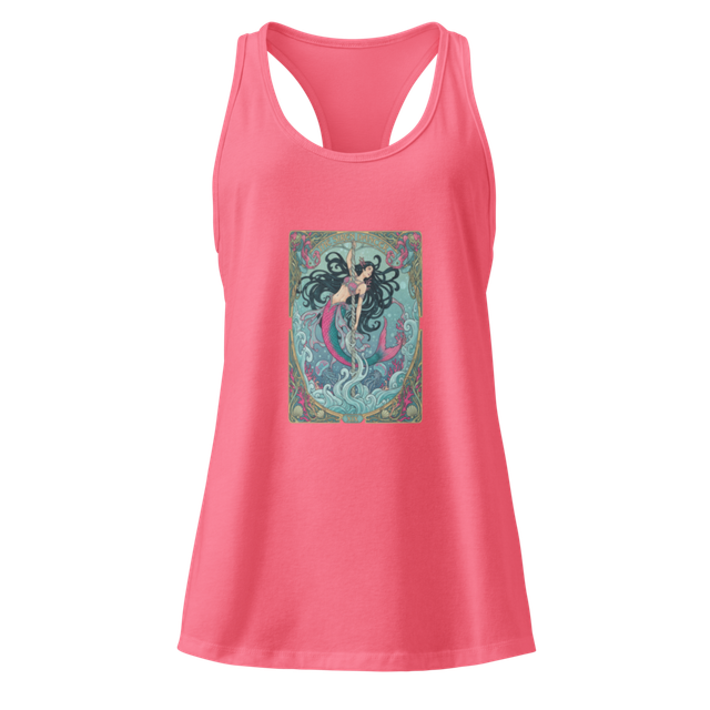 "The Siren" card - racerback tank top
