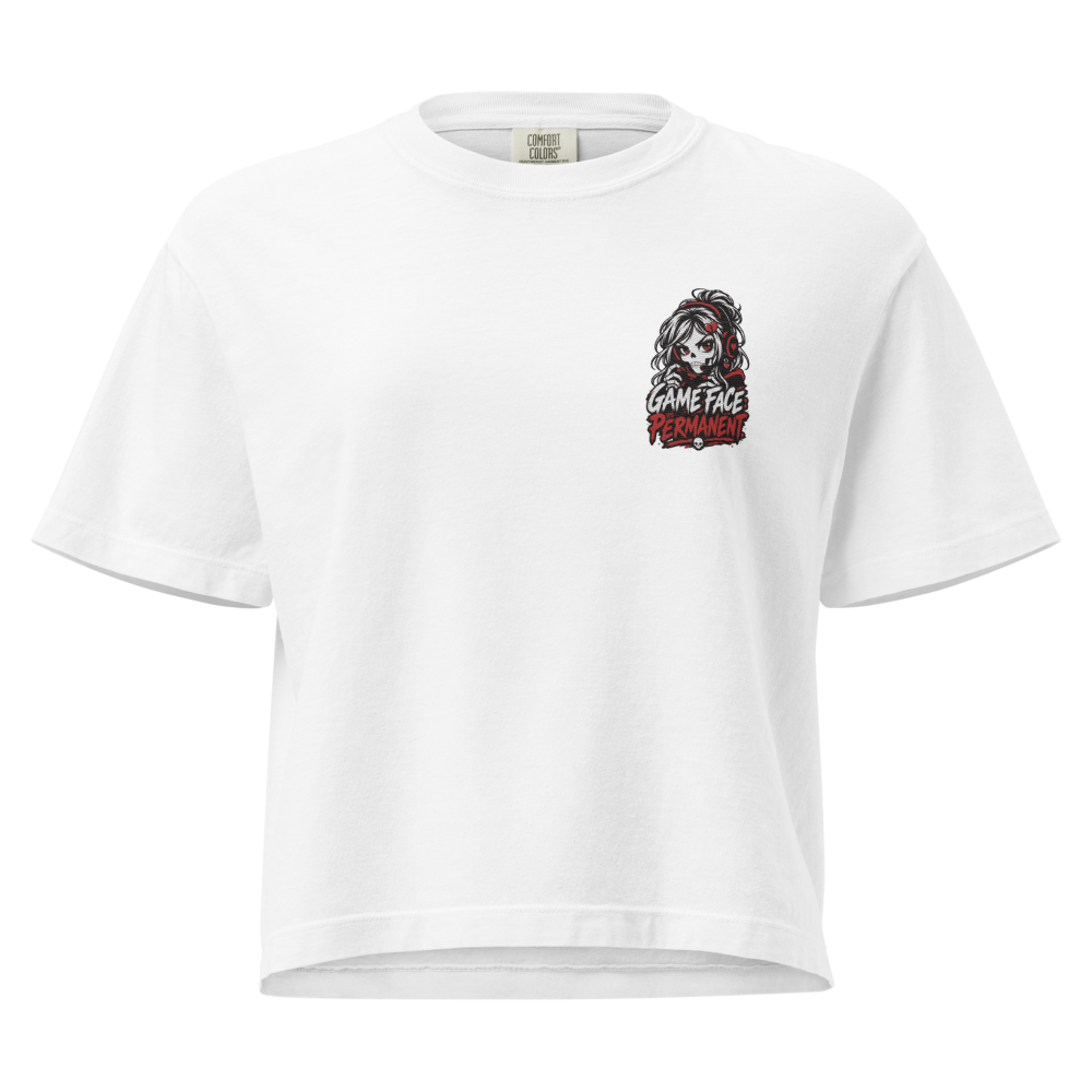 Game Face Permanent Women's Boxy Gamer Tee