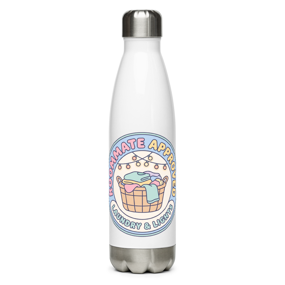 Roommate Approved — Stainless Steel Water Bottle