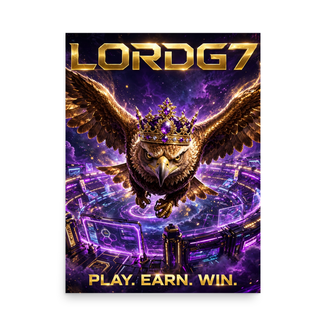LORDG7 Cosmic Eagle Poster
