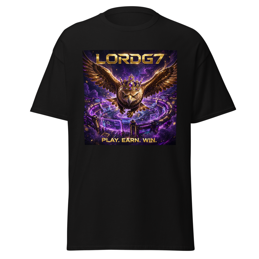 LORDG7 Cosmic Eagle Tee — Design 1